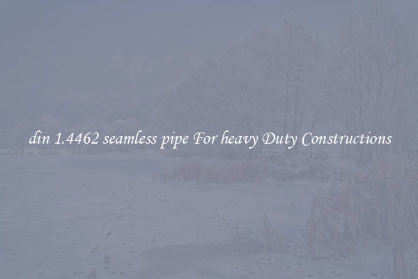 din 1.4462 seamless pipe For heavy Duty Constructions