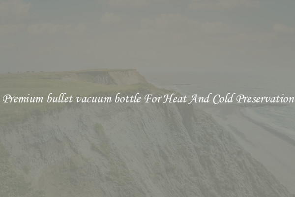 Premium bullet vacuum bottle For Heat And Cold Preservation