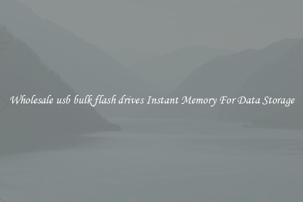 Wholesale usb bulk flash drives Instant Memory For Data Storage