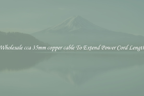 Wholesale cca 35mm copper cable To Extend Power Cord Length