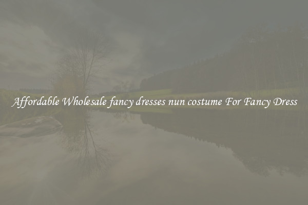 Affordable Wholesale fancy dresses nun costume For Fancy Dress