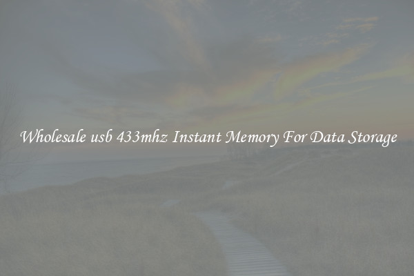 Wholesale usb 433mhz Instant Memory For Data Storage